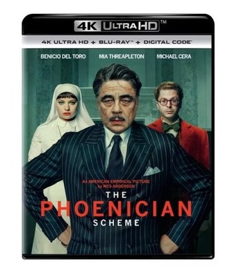 The Phoenician Scheme (4K Ultra HD + Blu-ray + Digtial) - New !!