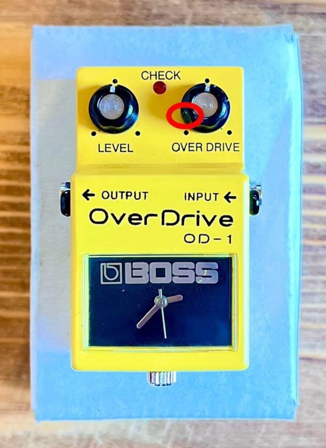 BOSS Guitar Compact Pedal Mini Size Clock Watch OD-1 Over Drive