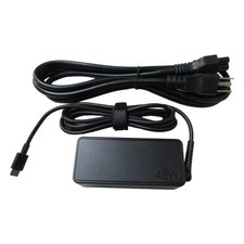 45W USB-C Laptop Replacement Ac Adapter Charger w/ Power Cord For Lenovo