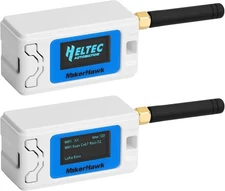 2 Pack ESP 32 Lo Ra V3 Development Board + 2 Set (N30 Case+Board+Battery) 