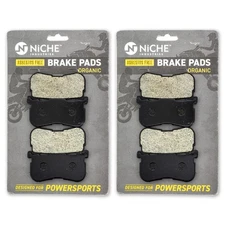 NICHE Brake Pad Set for Harley Davidson Freewheeler Tri Glide Rear Organic 2Pack