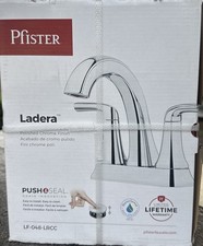 Pfister Ladera 4 in. Centerset 2-Handle Chrome Bathroom Faucet LF-048-LRCC