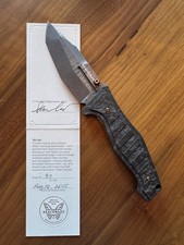 Benchmade Gold Class Sibert Vicar #83/100 – Chad Nichols Damascus – Mint