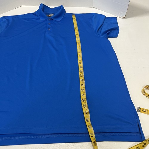 Callaway Golf Polo Shirt Mens XL Blue Performance Stretch Opti Dri - Picture 5 of 7