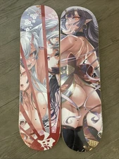 FAKKU Asanagi Rakshasa Princess Sisters Saki Skate Boards New Plastic Wrap Anime