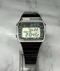 Vintage Seiko A358-5000 World Time LCD Digital Quartz Watch-Great Condition!