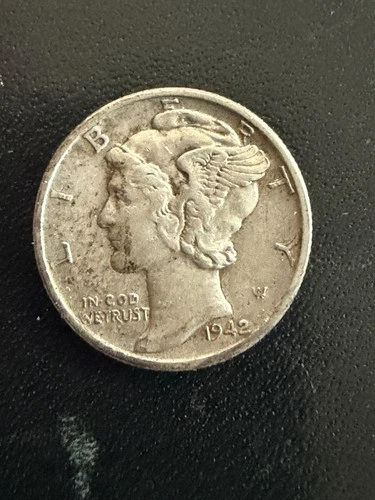 1942 Mercury Dime VF