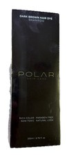 Lot Of 3 Polar Dark-Brown Hair Dye Shampoo Rich Color Non-toxic Deep Care 6.7oz