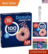 Guilt-Free 100 Calorie Donuts: Strawberries & Cream - Perfect Snack Pack