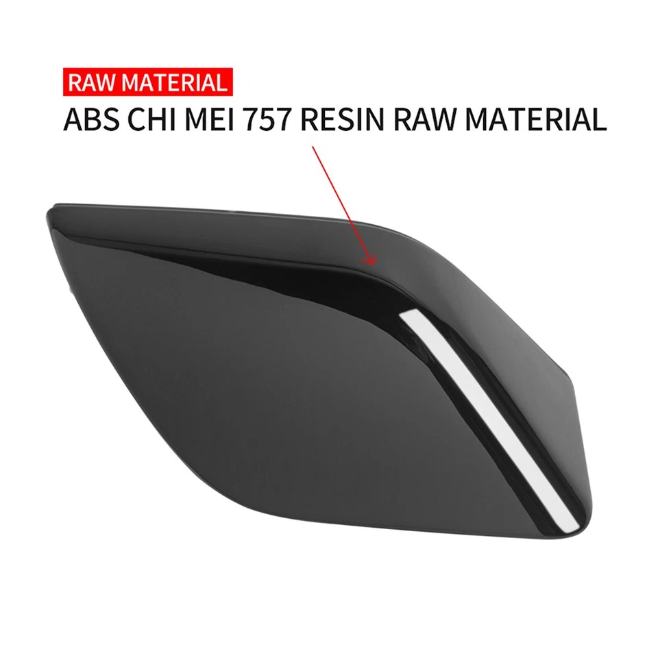 Carcasa de espejo retrovisor Panical izquierdo y derecho negro brillante para BMW K1600 2018-2025 Foto 4 de 4