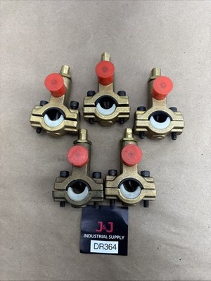 New Lot Of (5)BRASS SADDLE VALVE 3/8 MFL OUT FTV-12 Genuine OEM Replacement Part