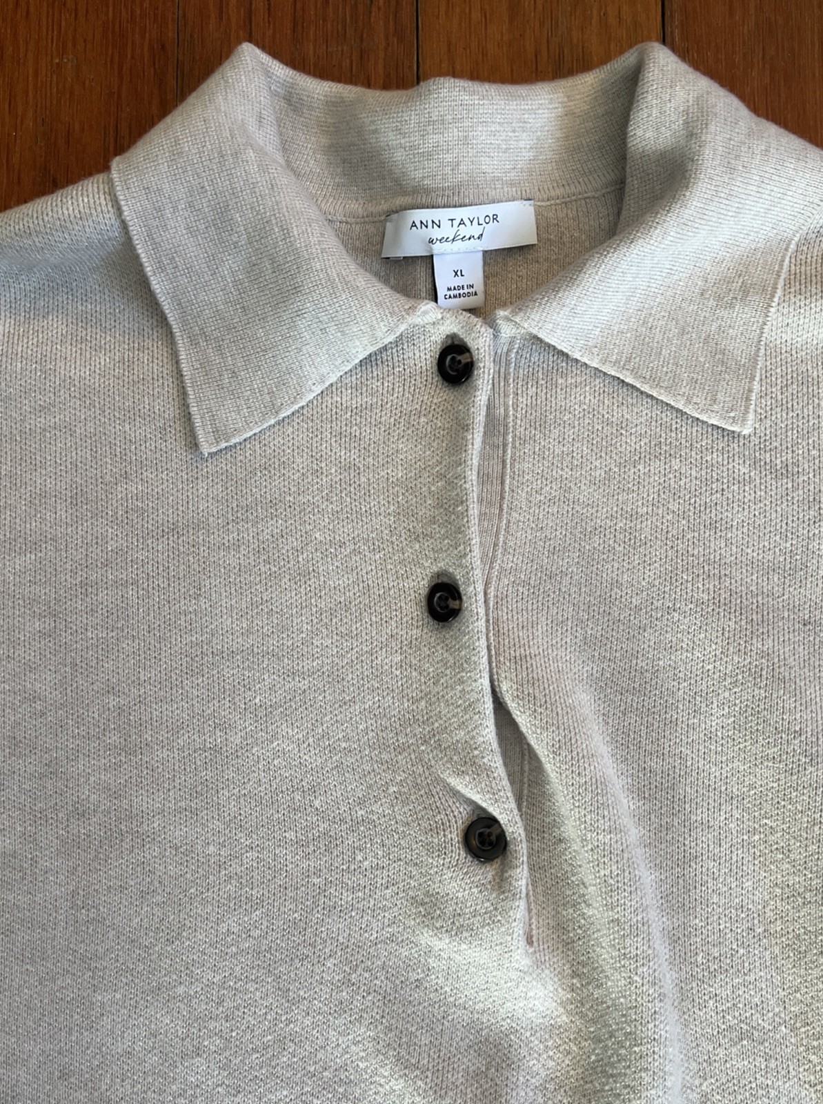 Ann Taylor Weekend Collection Pullover Henley Swe… - image 5