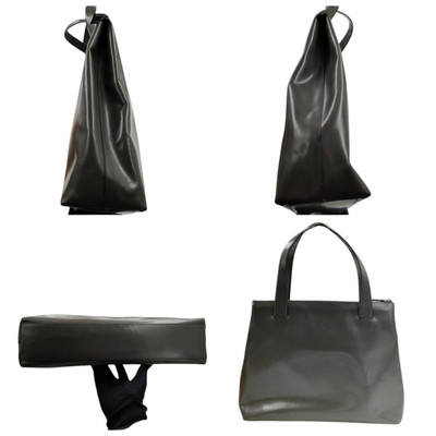 バッグ 00s Prada Patent Leather tote bag gray PRADA Prada handbag tote bag patent grey logo | eBay