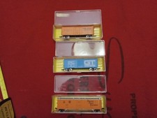 N Scale Atlas Train Cars Lot 3 3309, 3408, 3661