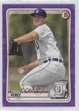 2020 Bowman Prospects Purple 211/250 Franklin Perez #BP-63 8d2