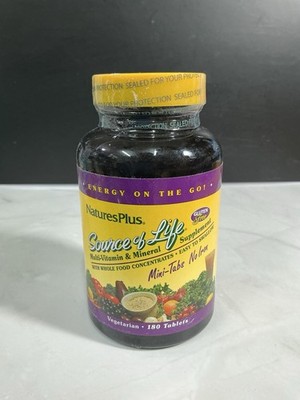 Nature's Plus Source of Life Mini-Tabs No Iron 180 tablets