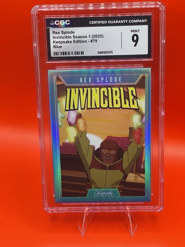 Invincible Season 1 2025 Keepsake Rex Splode #79 Blue Parallel CGC 9