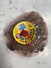 Vintage Marbles Bag Includes 99 Plus 1 Lucky Shooter Sealed Toy ja-Ru