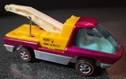 Hot Wheels Redline The Heavyweights DARK PINK Tow Truck RESTORED
