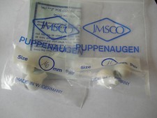 Lot of 2 Pairs JMSCO 16 mm Plastic Doll Eyes NIP