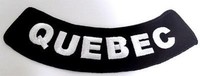 Quebec Canada Montreal 10 X 2.25 Back Rocker Made In Usa Biker Patch Hey-0062 Quebec Canada Montreal 10 X 2.25 Back Rocker Made In Usa Biker Patch Hey-0062