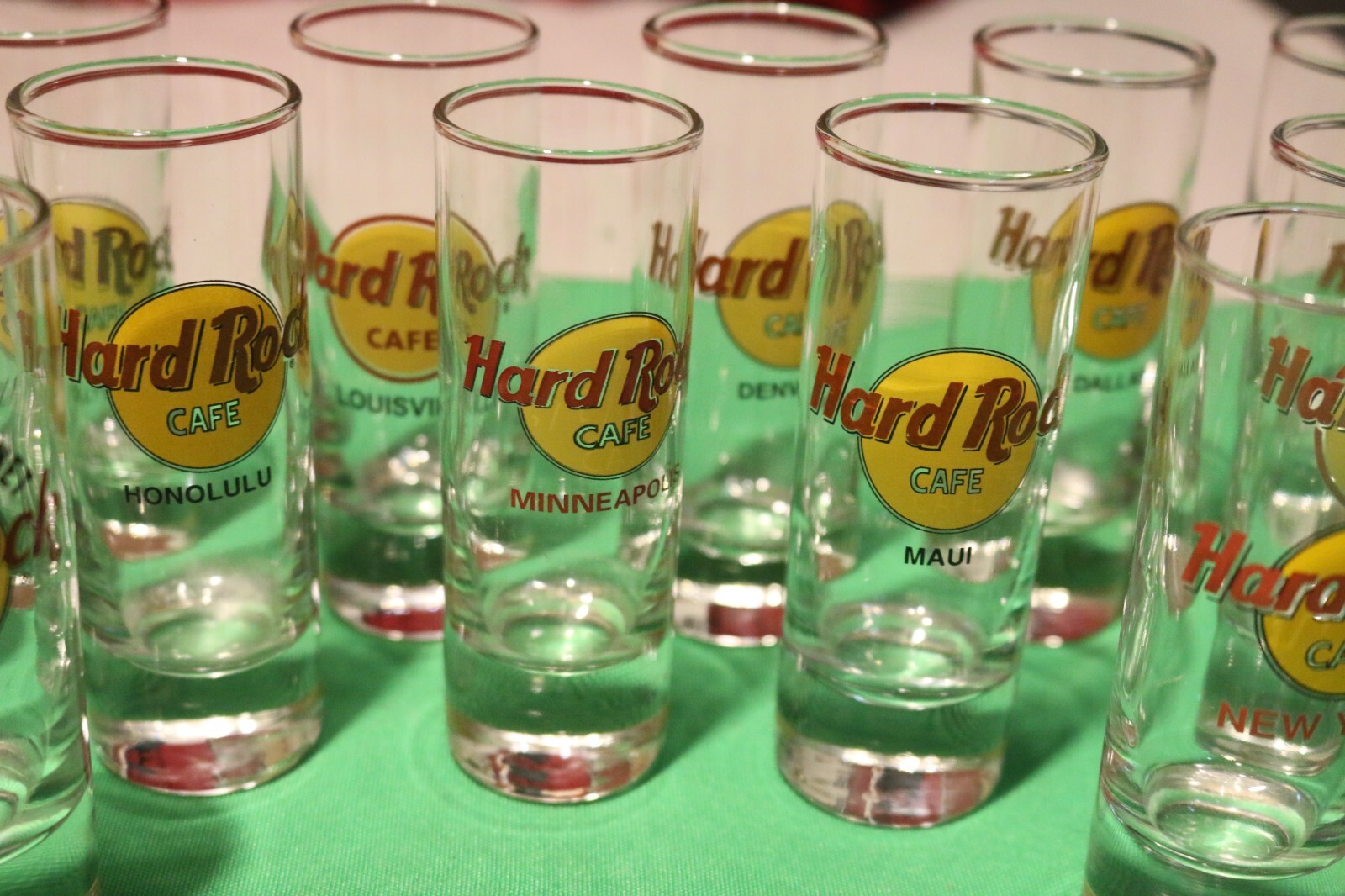 Hard Rock Cafe Collectible Shot glasses Choose Your City