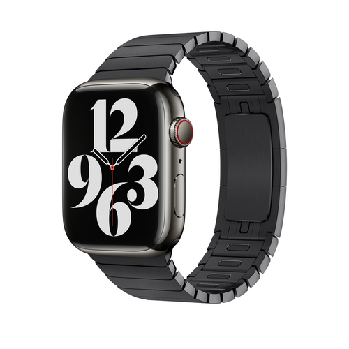 Oryginalny pasek ze stali nierdzewnej Apple 42MM Space Black - Zdjęcie 2 z 3