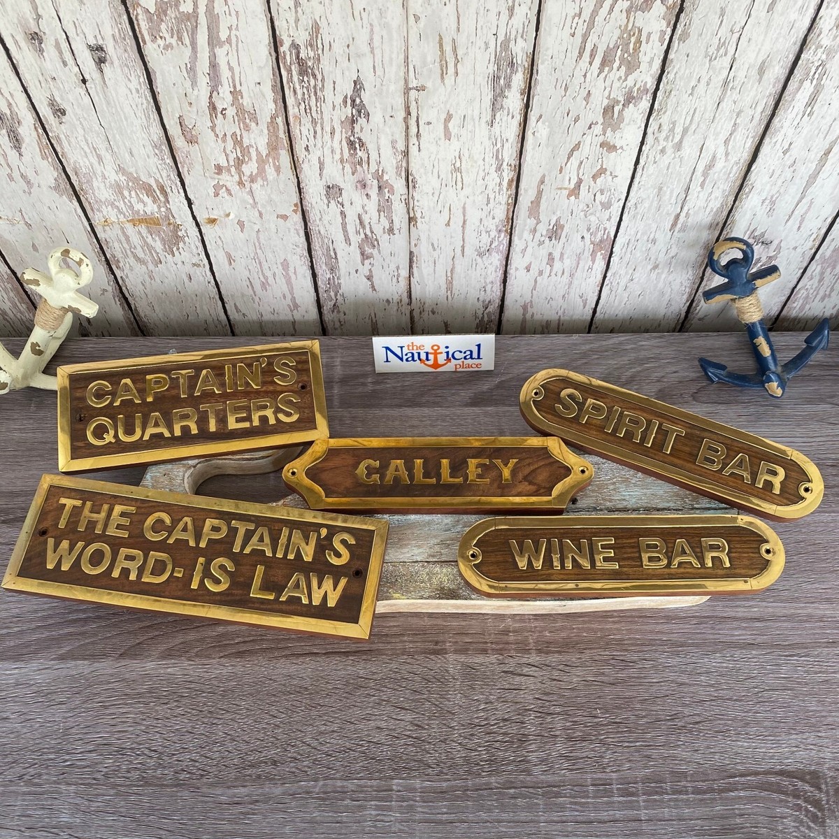 Nautical Plaque Captains Word Is Law Sign Nautical Plaque Captains Word Is Law Sign