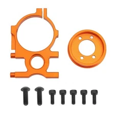 Aluminum Motor Mounts Orange Aluminum Rc Car Motor Mount Set Tmaxx Conversion...