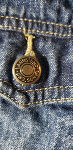 KIDS. Lands End.  Jacket , size 10, Denim . GREAT CONDITION.  DENIM.  Classic  - Picture 6 of 10