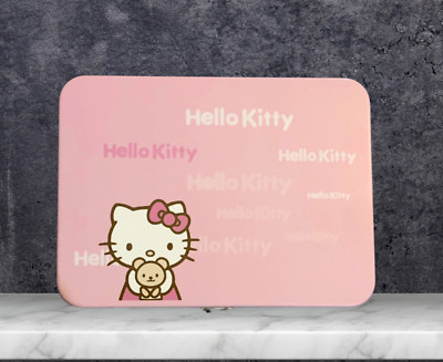 Hello Kitty Tin Lock Box Storage Box Accessory Case Pink AOP Design Home Decor