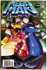MEGA MAN COMIC BOOK #15 September 2012 SPIRITUS EXMACHINA 3 of 4 Bagged Board NM