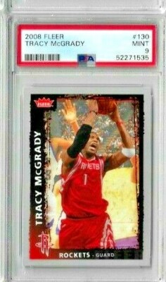 2008 Fleer Tracy McGrady PSA 9 | eBay