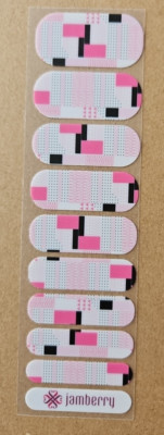 JAMBERRY MOD FLAIR HALF SHEET NAIL WRAP RETIRED GGG MARCH 2018