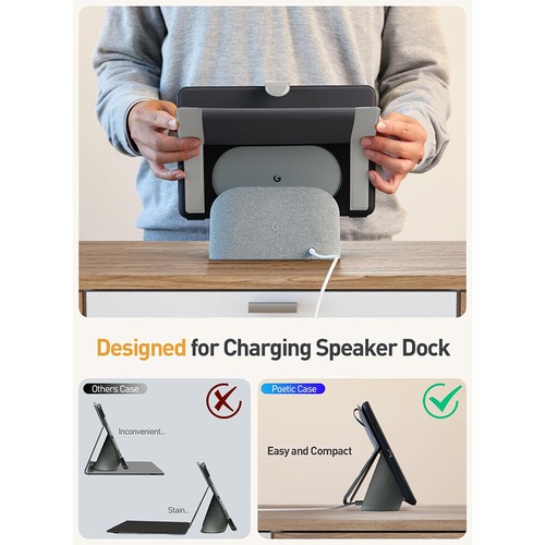 Funda con soporte folio magnético para tableta Google Pixel 2023 Poetic Explorer - Imagen 34 de 38
