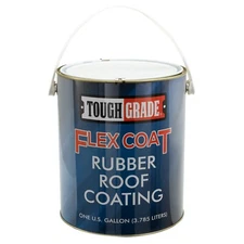 RV Rubber Roof Coating 1 Gallon Pail Universal Rubber Roofing Up to 200Sqft