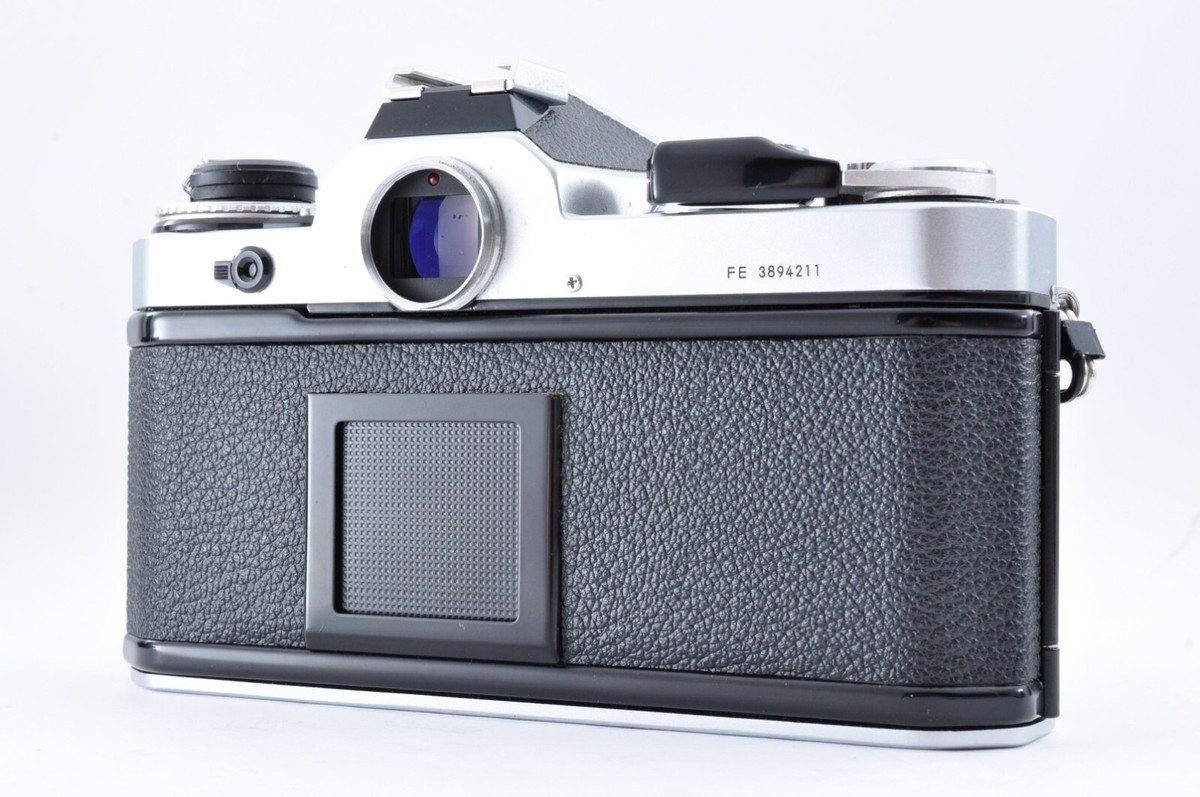 Nikon FE Silver SLR Film Camera Body Ai-s Nikkor 50mm f/1.8