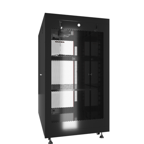 18U Server Rack Cabinet Premium Network Enclosure 35" Depth Data Cabinet wheels - Picture 4 of 12