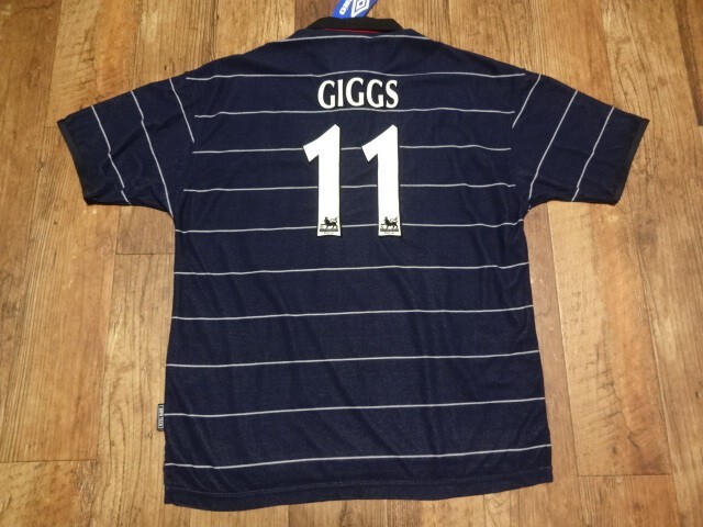 MINT GIGGS 11 XL Manchester United 1999 2000 Away Jersey
