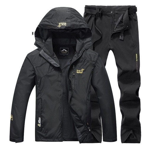 New Waterproof Fishing Suit Set Thin Hooded Jacket Outdoor Breathable Quick Dry - Picture 24 of 40