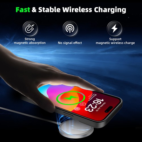 Funda magnética de silicona líquida a prueba de golpes para iPhone 15/15 Pro Max Magsafe - Imagen 22 de 39