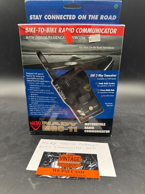 Nady MRC-11 Motorcycle Radio Communicator New in the Box .