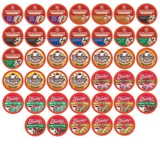 Two Rivers Coffee Ice Cream Flavored Coffee, Variety Sampler, 2.0 Keurig , 40 Ct