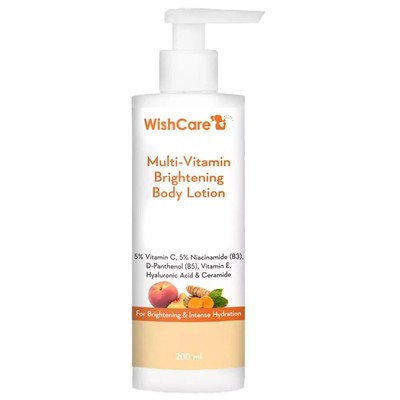 WishCare Multi-Vitamin Brightening Body Lotion - 5% Vitamin C, 200ml