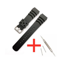Wasserdicht Uhr Band 20–24mm TPU-Armband für Seiko Diver SKX171 SKX173 Casio