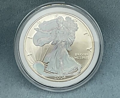 2004 US American Eagle Hologram Walking Liberty $1 Silver Coin | eBay