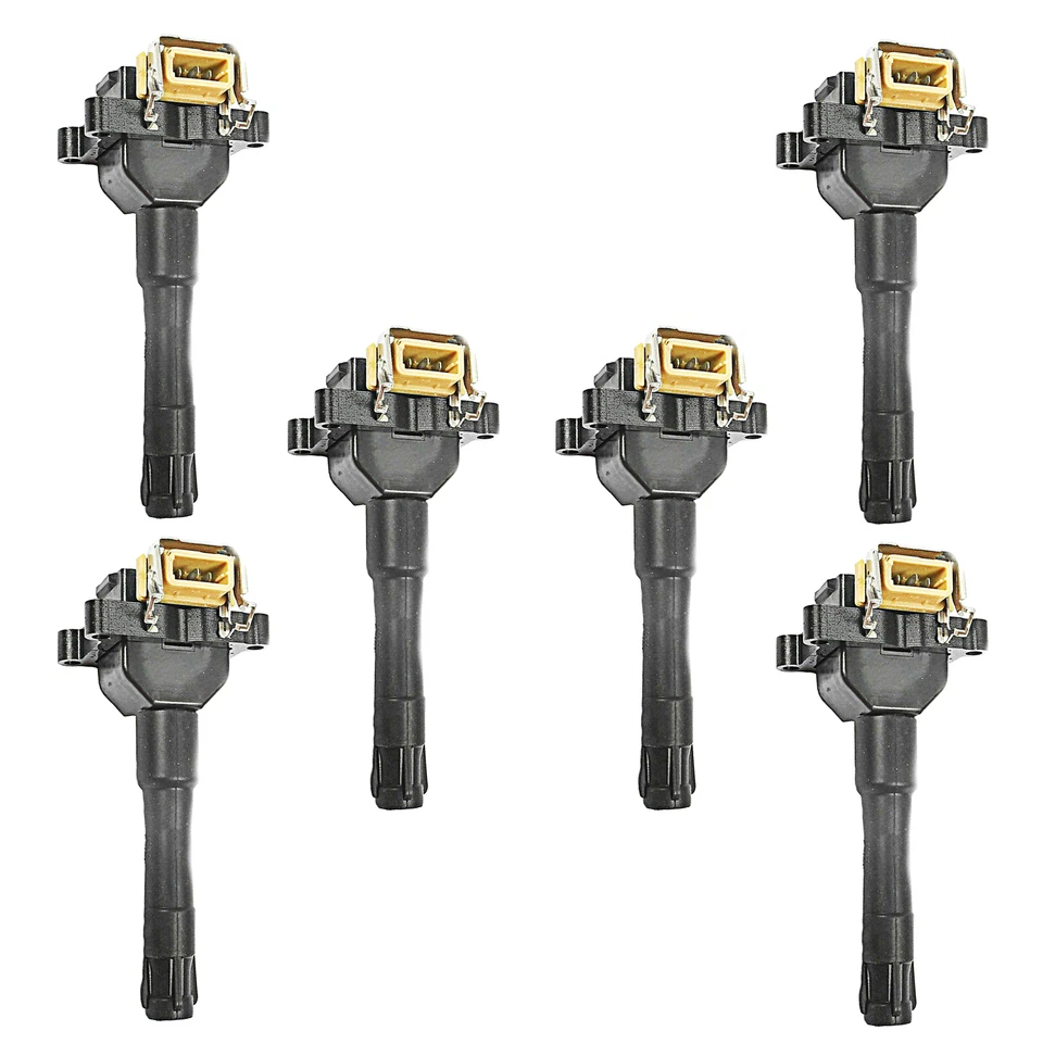 Качественная катушка зажигания от оригинального производителя 6 шт. для BMW 318i(s) 320i 325i(s) 525i 540i 740i 840ci - Изображение 2 из 4