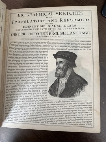 Antique Holy Bible Illustrated References Edition 1882 Bradley, Garretson & Co - Picture 10 of 20