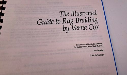 Rug Braiding Verna Cox Illustrated Book +Multiple Various Supplies VTG 1995 - Picture 13 of 14