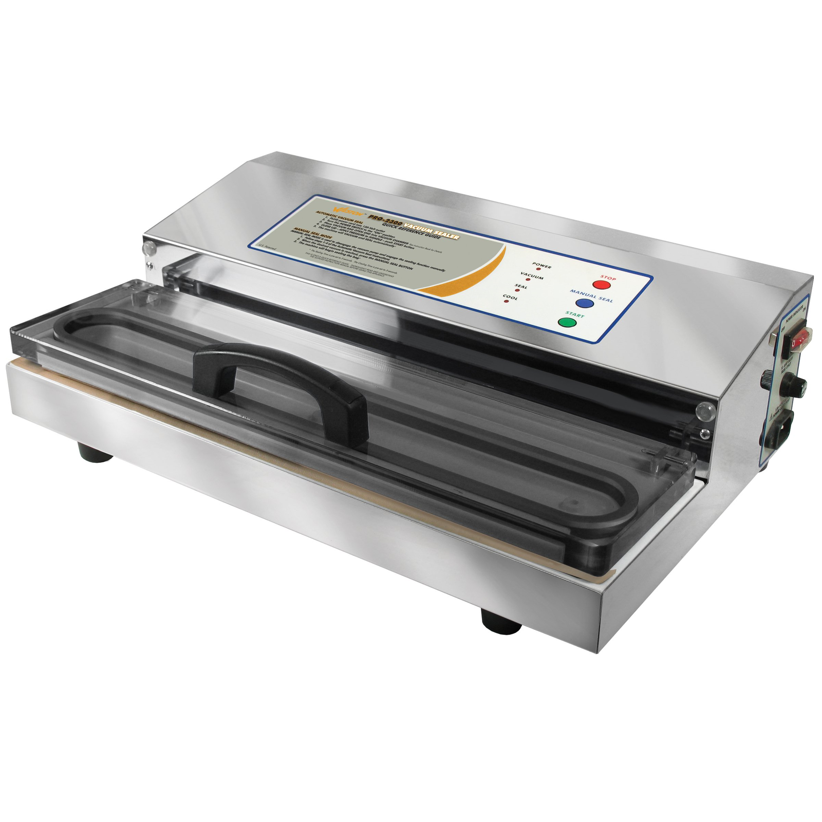 Weston Pro-2300 Qualité Commerciale En Acier inoxydable scelleuse sous vide 65-0201, Double Weston Pro-2300 Qualité Commerciale En Acier inoxydable scelleuse sous vide 65-0201, Double
